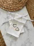 Heart Hoop Earrings